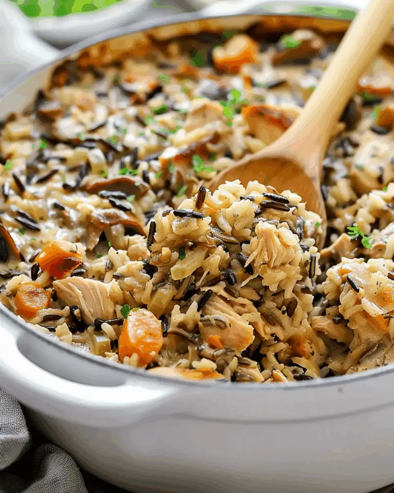 Creamy Chicken and Wild Rice Casserole