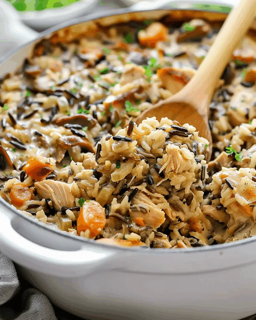 Creamy Chicken and Wild Rice Casserole