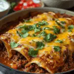 Quick and Easy Ground Beef Enchiladas