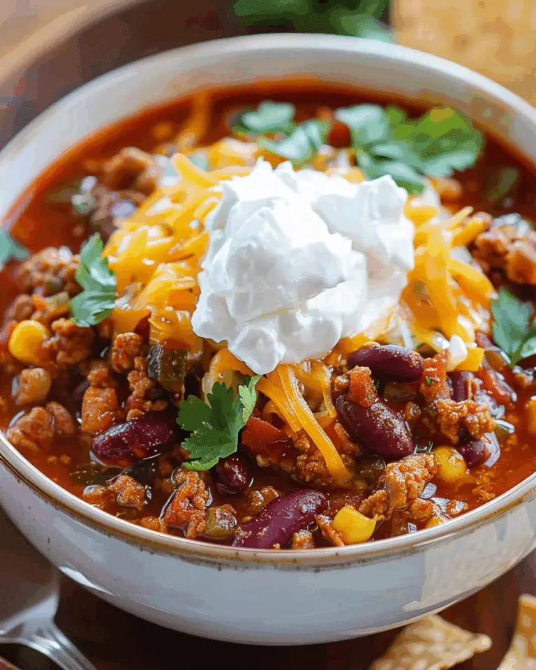 Slow Cooker Turkey Chili