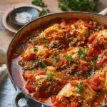 Slow Cooker Unstuffed Cabbage Rolls