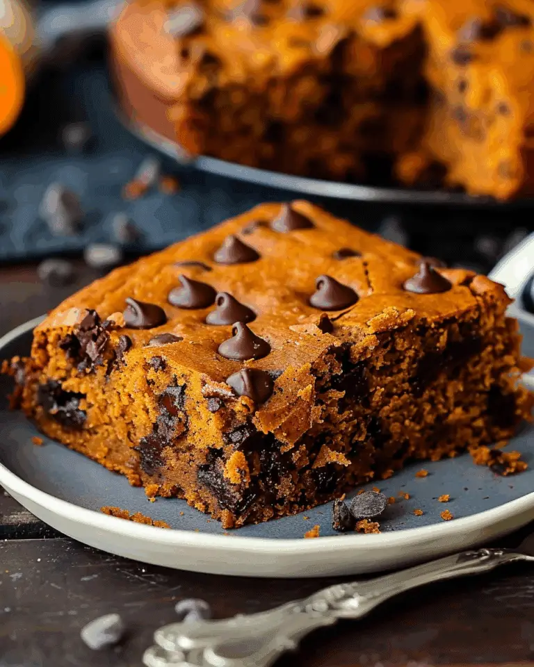 Moist Pumpkin Chocolate Chip Cake