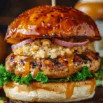 Oktoberfest Maple Mustard Chicken Burger