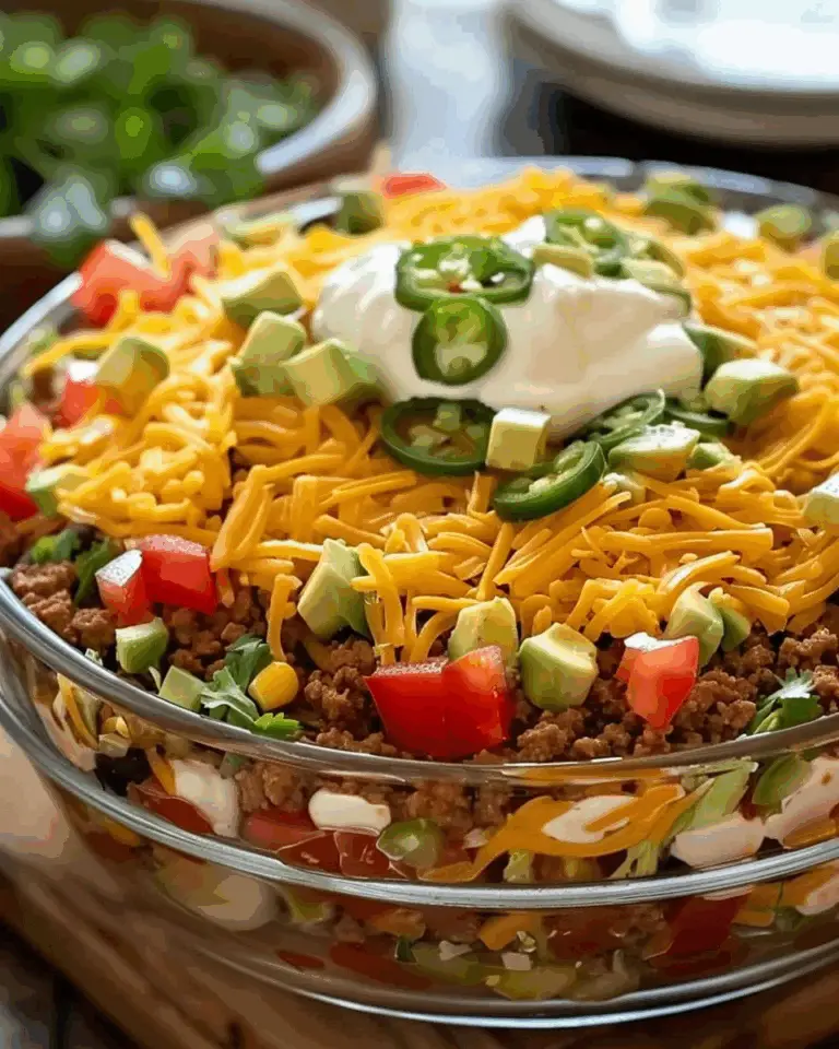 Seven Layer Dip (Tex-Mex Style)