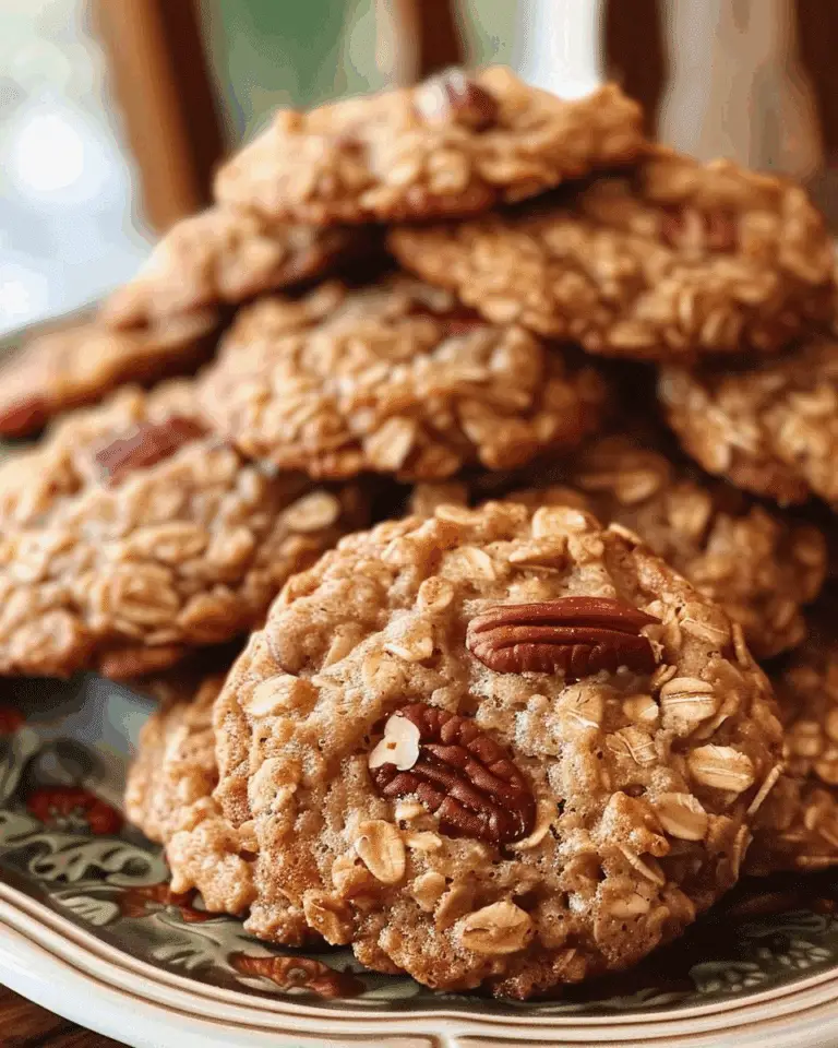 Soft-Centered Oatmeal Pecan Cookies