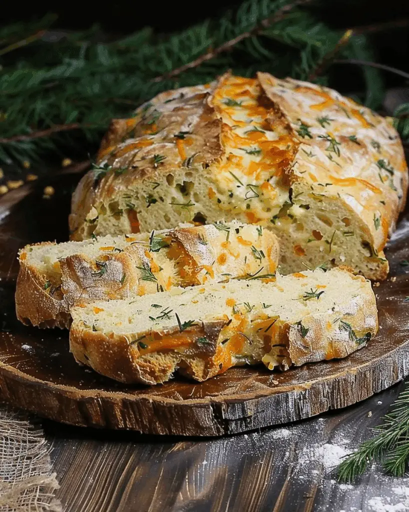 Cheddar Herb Soda Bread
