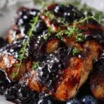 Blueberry Thyme Chicken with Balsamic Glaze