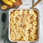 Southern Banana Streusel Cobbler