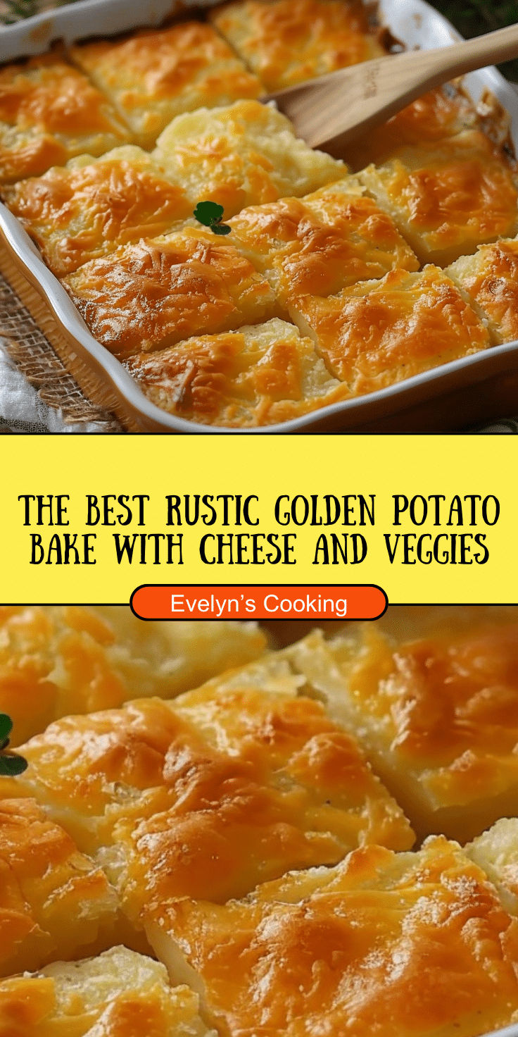 Rustic Golden Potato Bake | Evelyn's Cooking