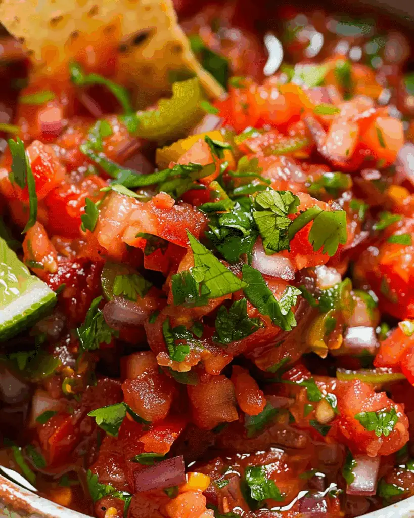 Fresh Homemade Tomato Salsa