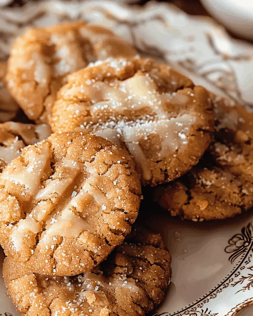 Apple Cider Cookies with Brown Butter and Cinnamon Sugar