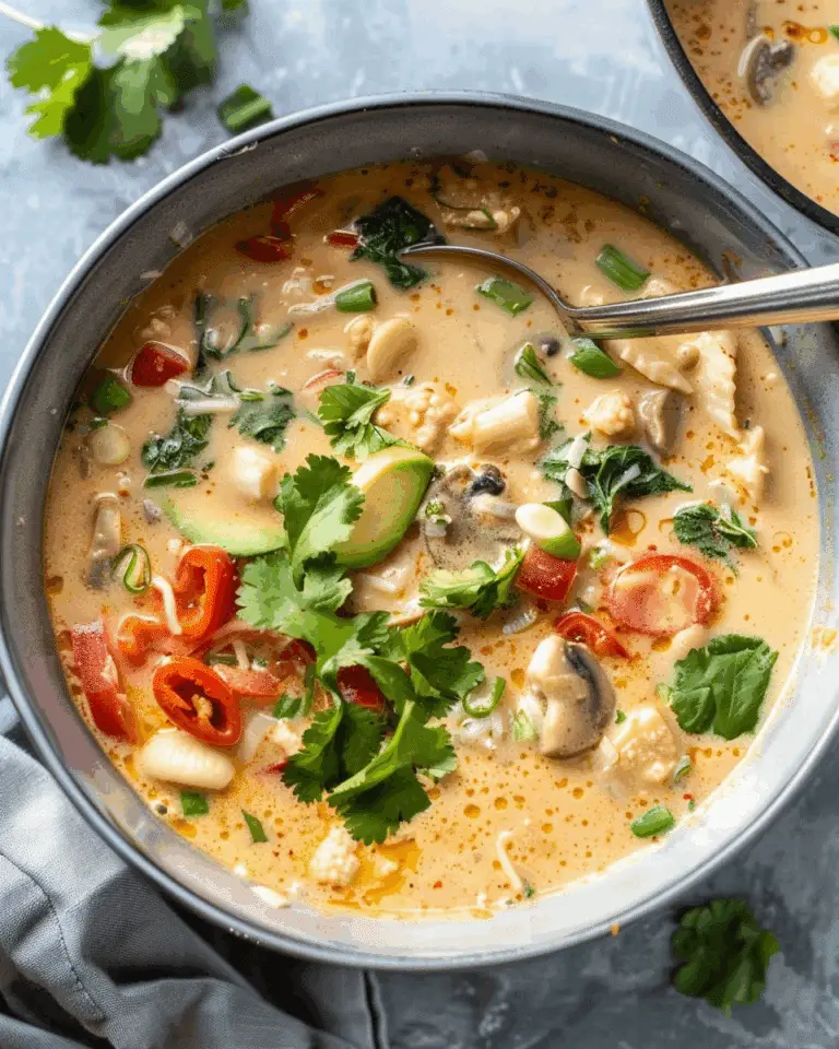 Thai Coconut Soup (Tom Kha Gai)