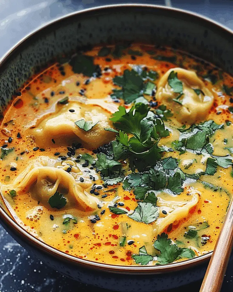 Curry Dumpling Soup