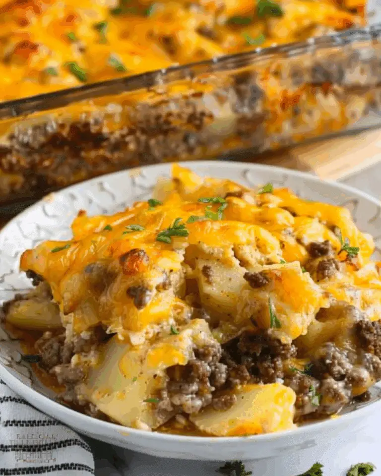 Hamburger and Potato Casserole