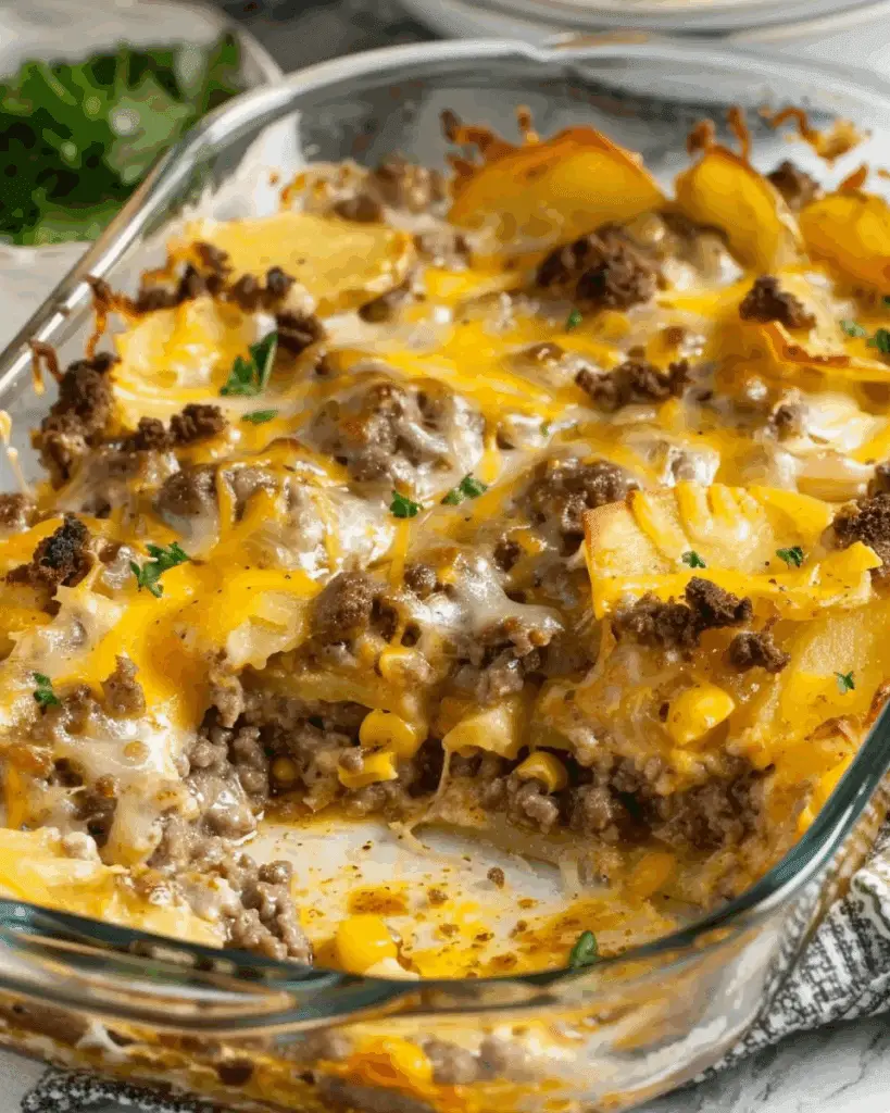 Hamburger and Potato Casserole