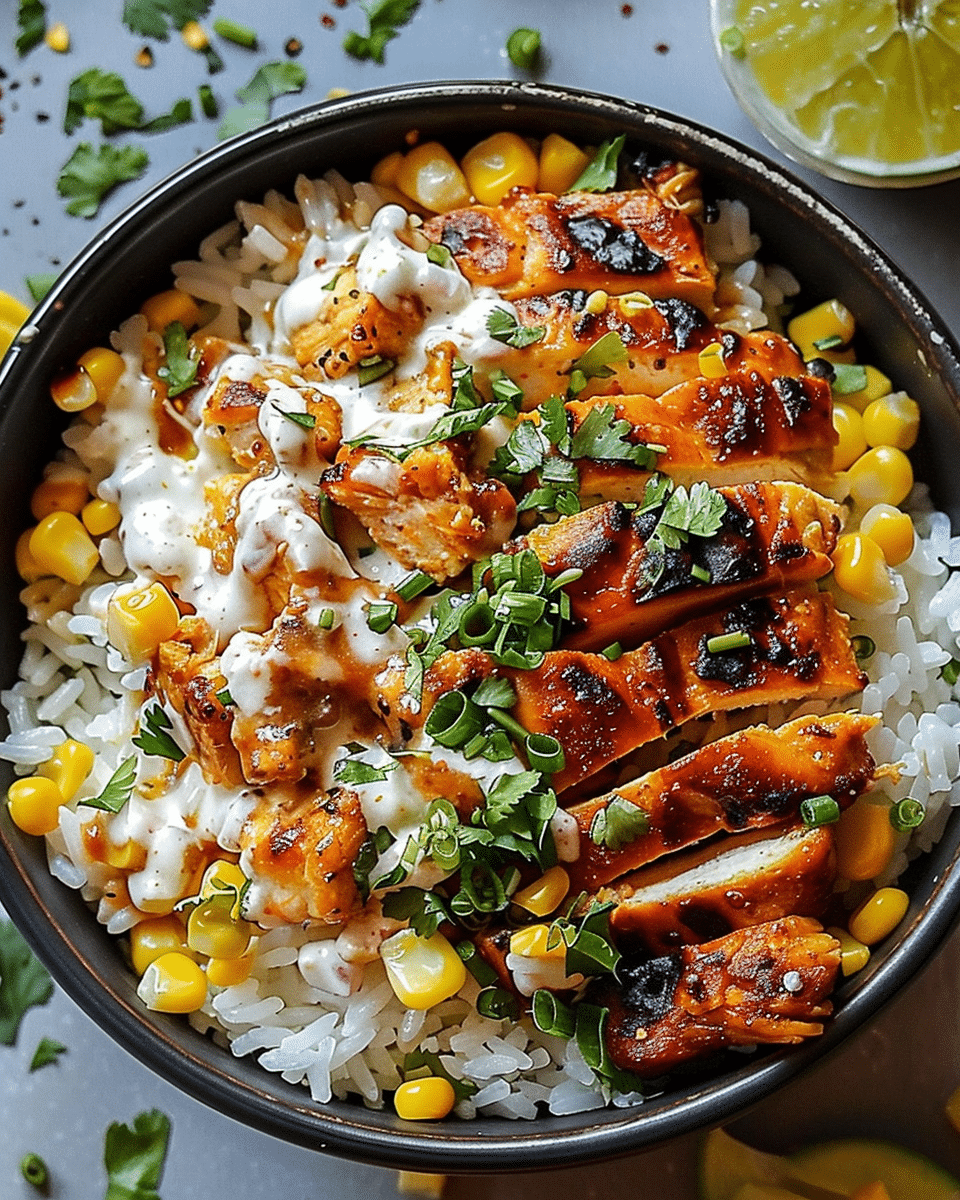Mexican Street Corn Chicken Bowl