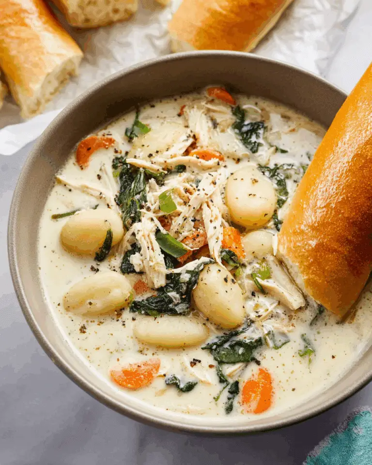 Slow Cooker Chicken Gnocchi Soup