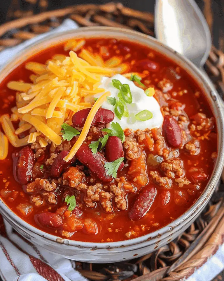 Slow Cooker Wendy’s Chili