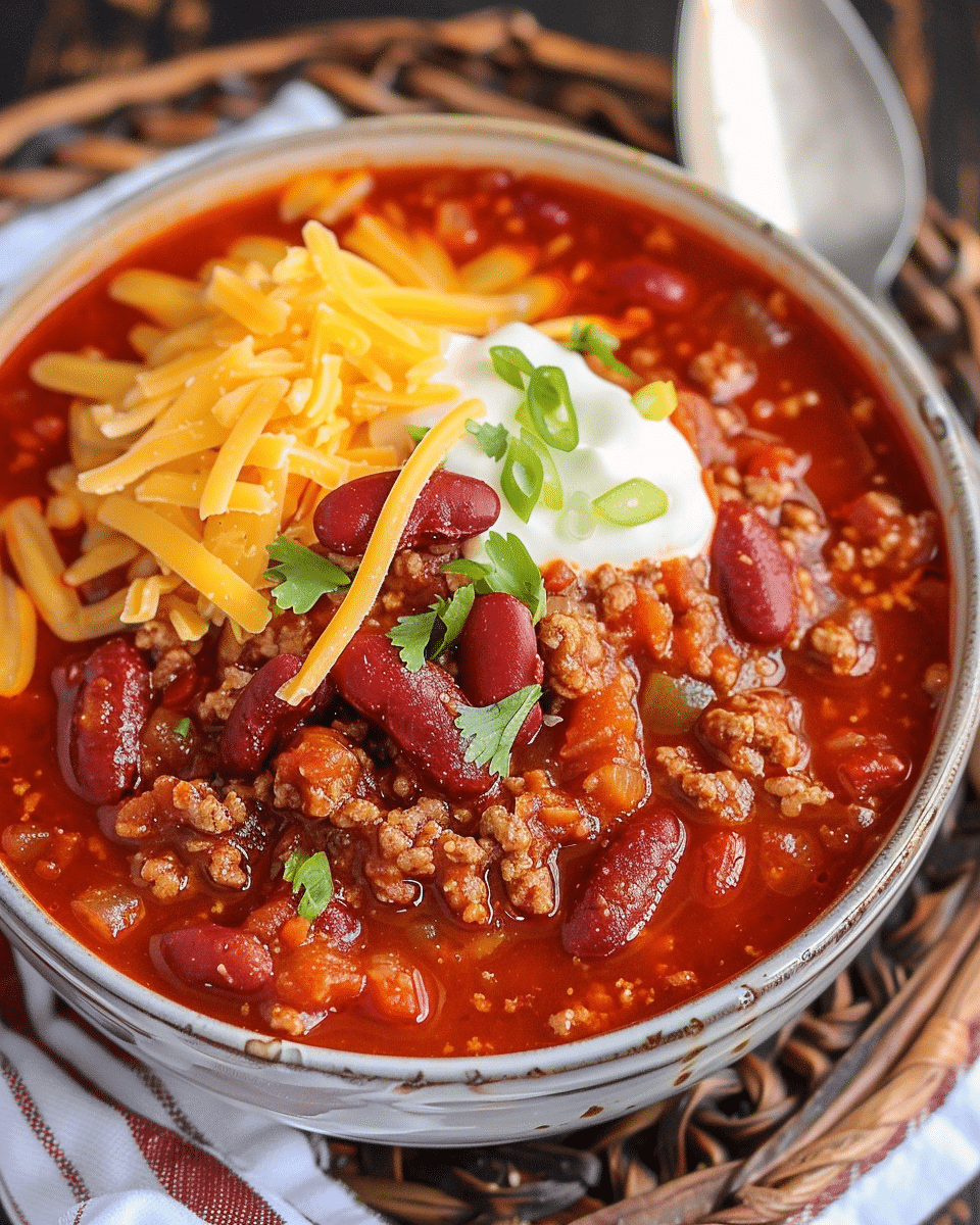 Slow Cooker Wendy’s Chili