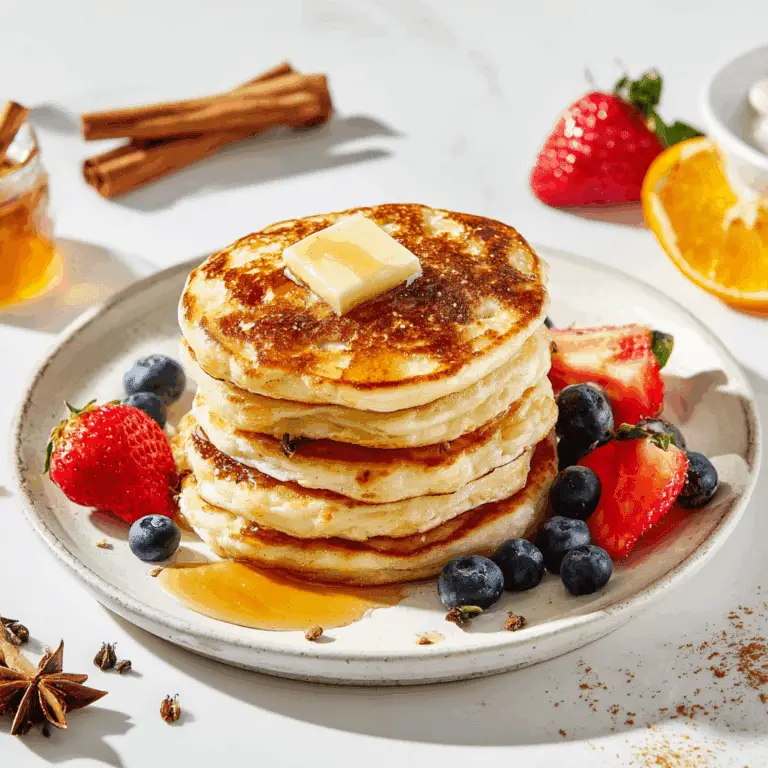 The Fluffiest Homemade Pancakes