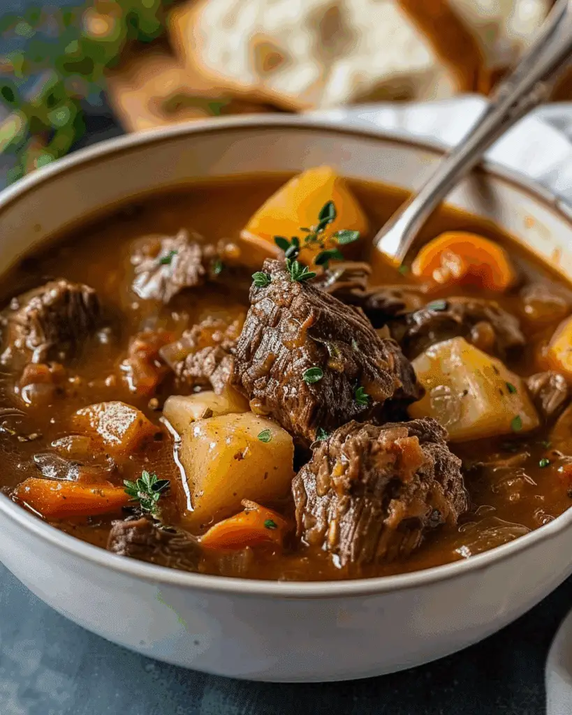 Apple Cider Beef Stew