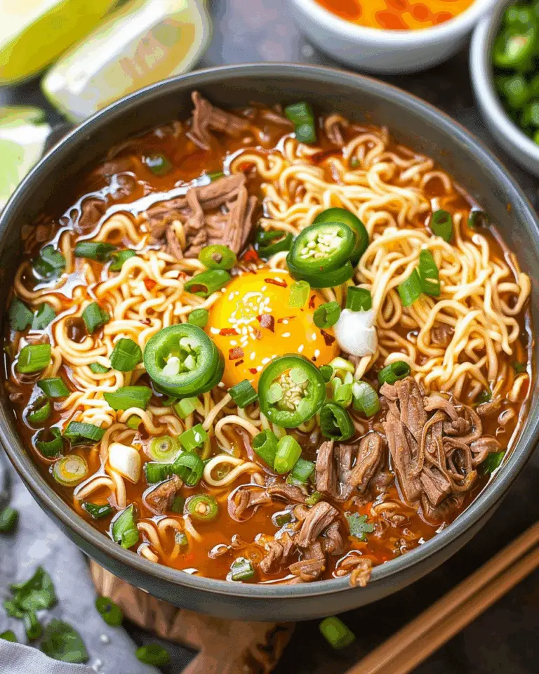 Slow Cooker Birria Ramen