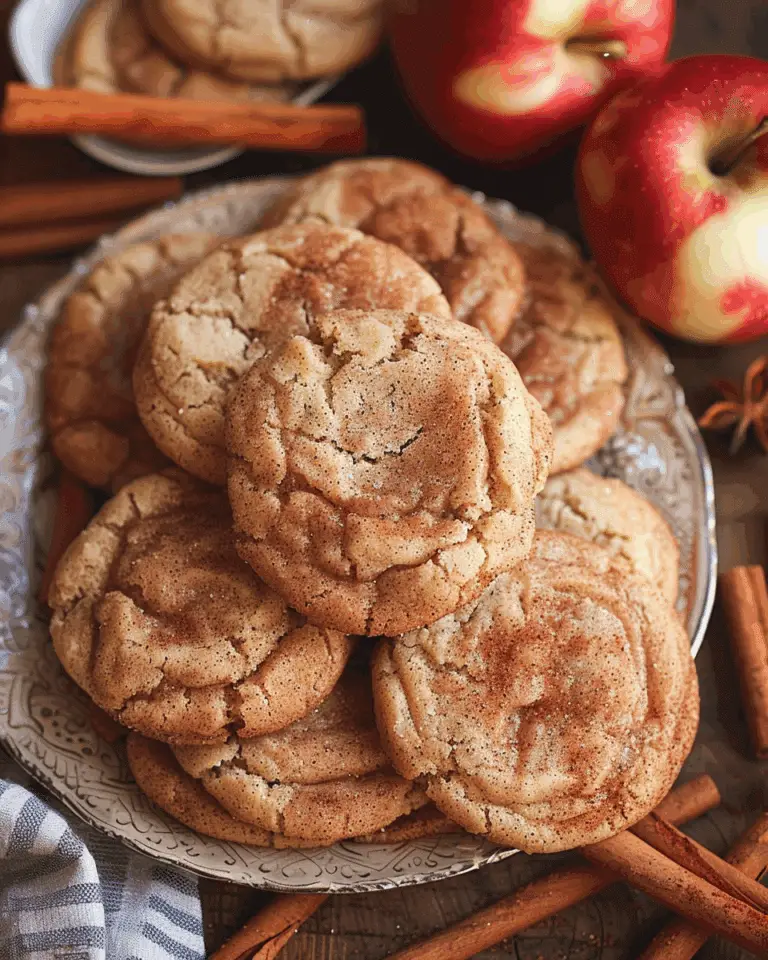 Apple Snickerdoodle Cookies