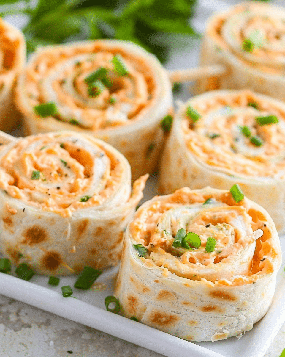 Buffalo Chicken Pinwheels
