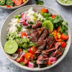 Cilantro Lime Steak Bowls