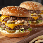 Mini Big Mac Cheeseburgers