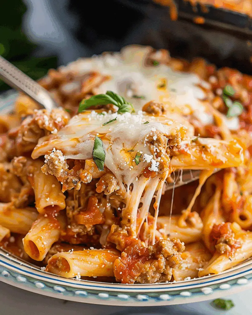Slow Cooker "Baked" Ziti