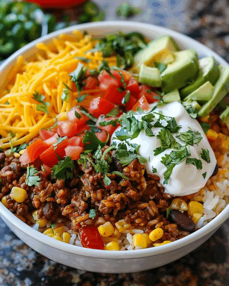 Master The Flavor: Perfect Your Taco Rice Bowl Tonight!