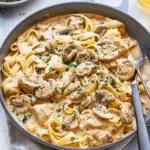 Slow Cooker Chicken Stroganoff