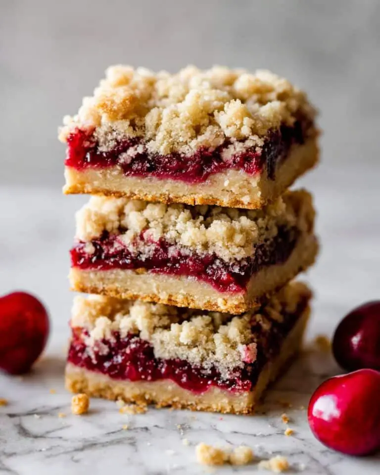 Cherry Crumb Bars Recipe