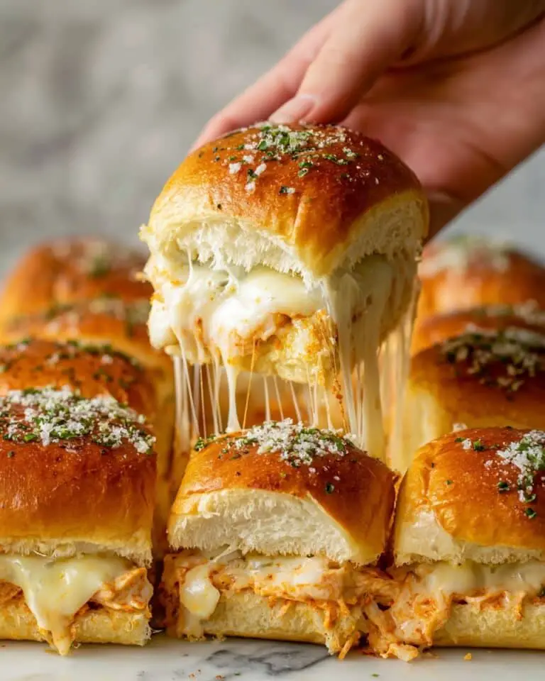 Buffalo Chicken Sliders with Blue Cheese and Ranch Seasoning Recipe