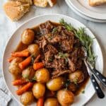 Instant Pot Pot Roast with Tender Beef, Potatoes, and Carrots Recipe