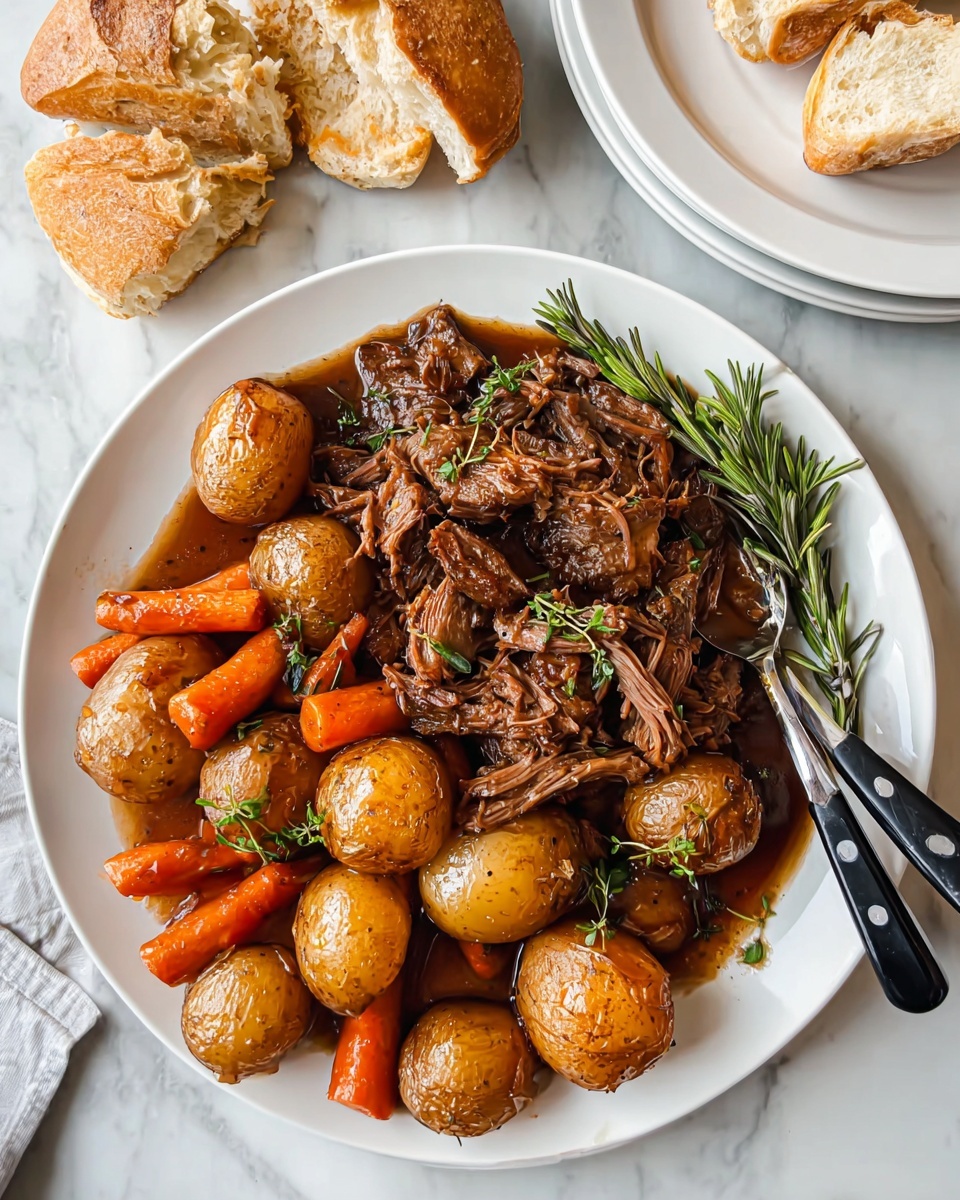 Instant Pot Pot Roast with Tender Beef, Potatoes, and Carrots Recipe
