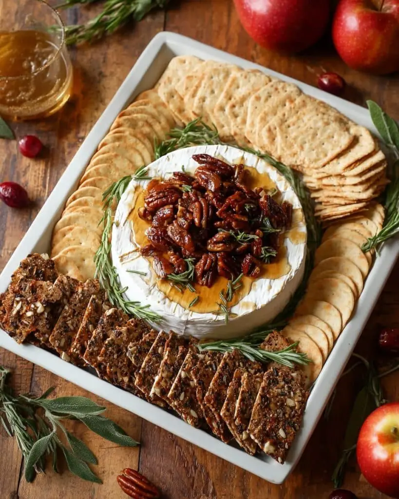 Maple Pecan Baked Brie Recipe
