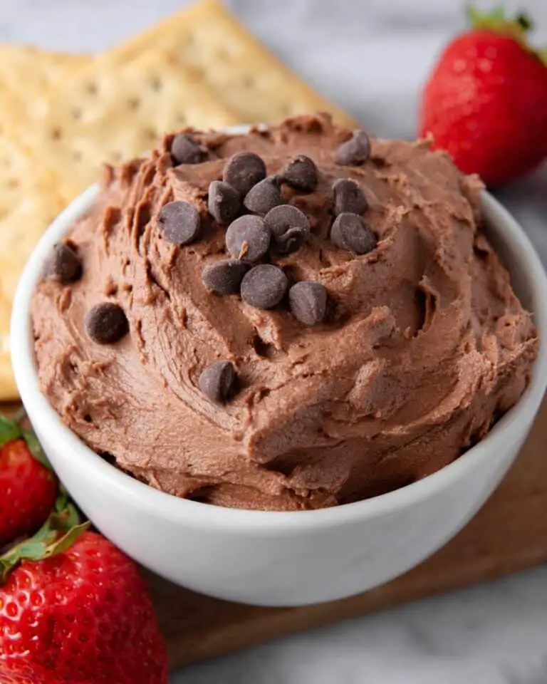 Decadent Brownie Batter Dip Recipe