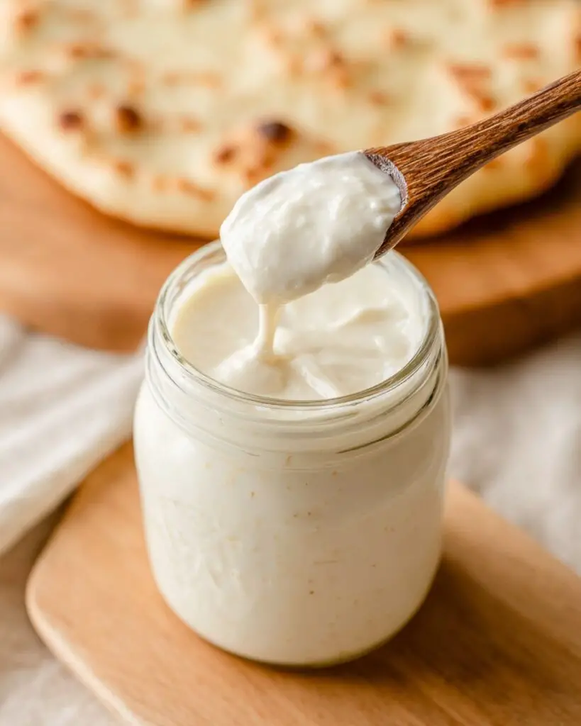 White Garlic Pizza Sauce – Creamy, Flavorful & Easy to Make Recipe