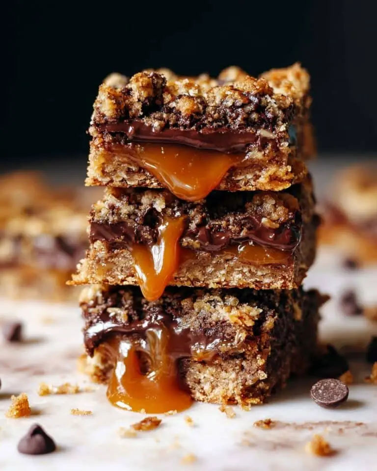 Salted Caramel Chocolate Chip Cookie Bars Recipe
