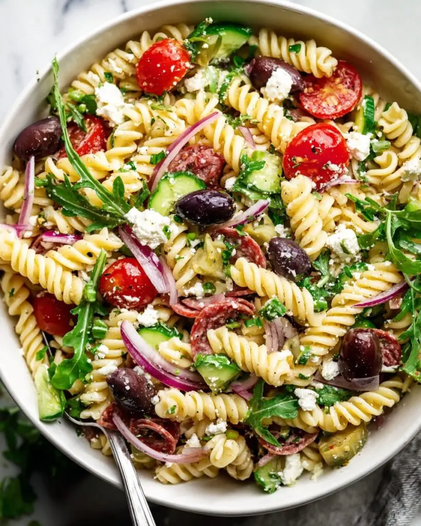 Mediterranean Macaroni Salad Recipe