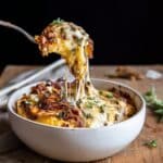 Roasted Garlic Spaghetti Squash Lasagna Boats Recipe