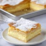 Vanilla Custard Cream Squares Recipe