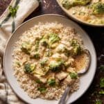 Easy Crockpot Cheesy Chicken Broccoli Rice Recipe