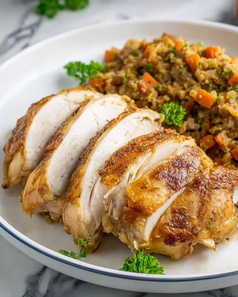 Slow Cooker Whole Chicken with Stuffing Recipe