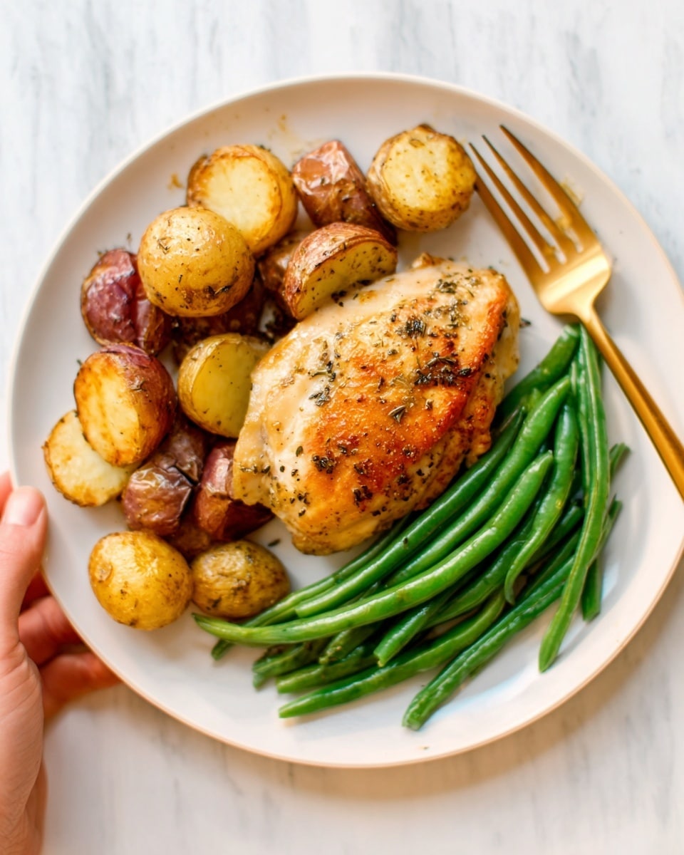 Slow Cooker Chicken, Potatoes, and Green Beans Recipe