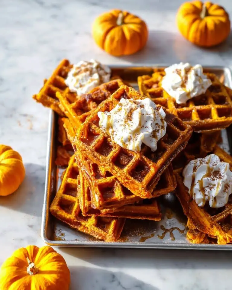 Pumpkin Spice Waffles Recipe