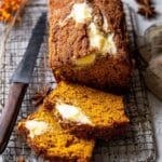 Cream Cheese Swirled Cinnamon Pumpkin Butter Bread Recipe