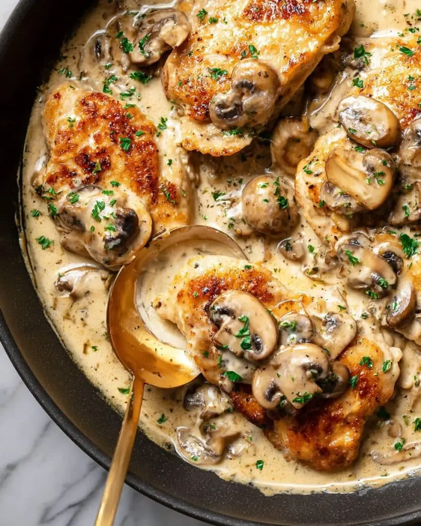 Creamy Mushroom Chicken Recipe